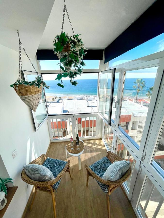 Gatu Casa Muse Junto A La Playa, Vista Al Mar, Aire Acc, Terraza, Wifi Y Chimenea " Preferente Mayores De 25 Anos Y Familias " El Puerto de Santa María Esterno foto